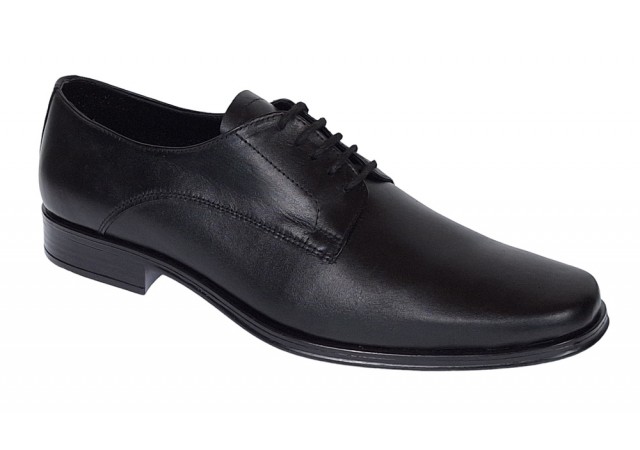 Pantofi barbati eleganti din piele naturala, Negru NIC02NVFS